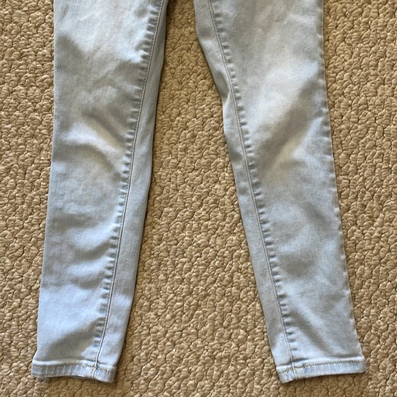 CAT & JACK UGC Girls Size 7 Light Blue Jean Leggings Pull on elastic waist 👖 - Picture 4 of 10
